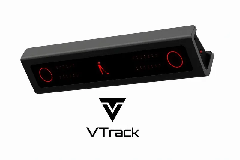VTrack Overhead Launch Monitor in action